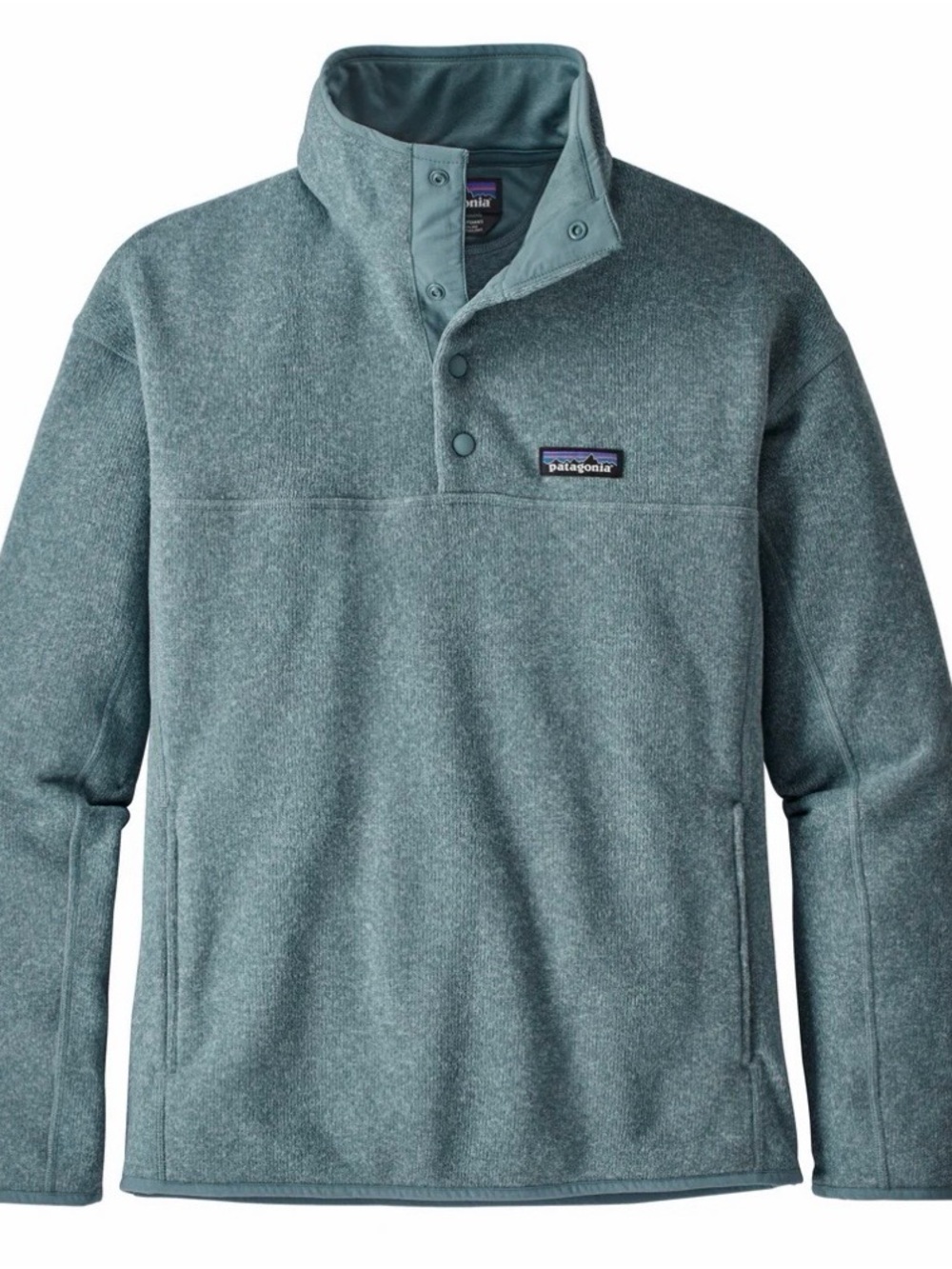 Patagonia Teal Women's Better Sweater Marsupial Pullover Cadet Blue